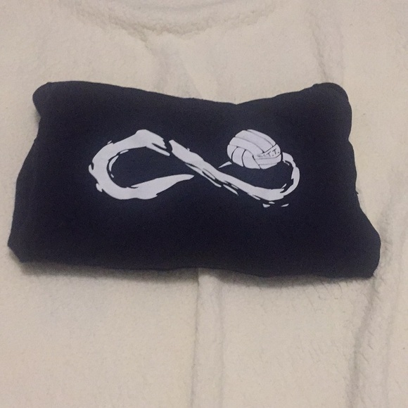 Navy volleyball hoodie - Picture 2 of 3